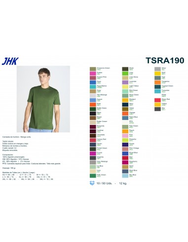 Camiseta: TSRA190